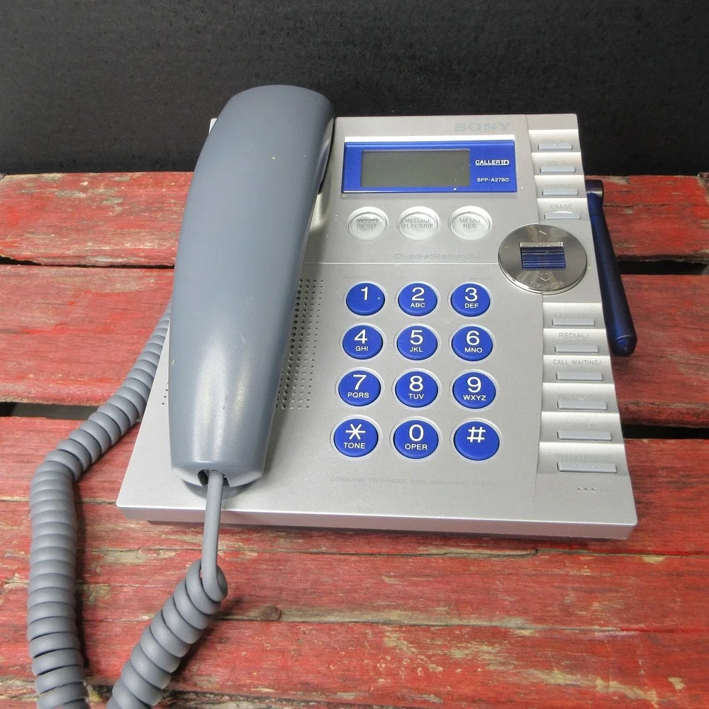Sony SPP-A2780 QuadraStation 2.4GHz Cordless Phone System w/ Digital Answering
